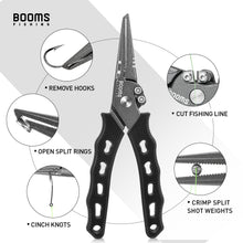 Load image into Gallery viewer, Booms Fishing F07 Fishing Pliers with Sheath and Lanyard