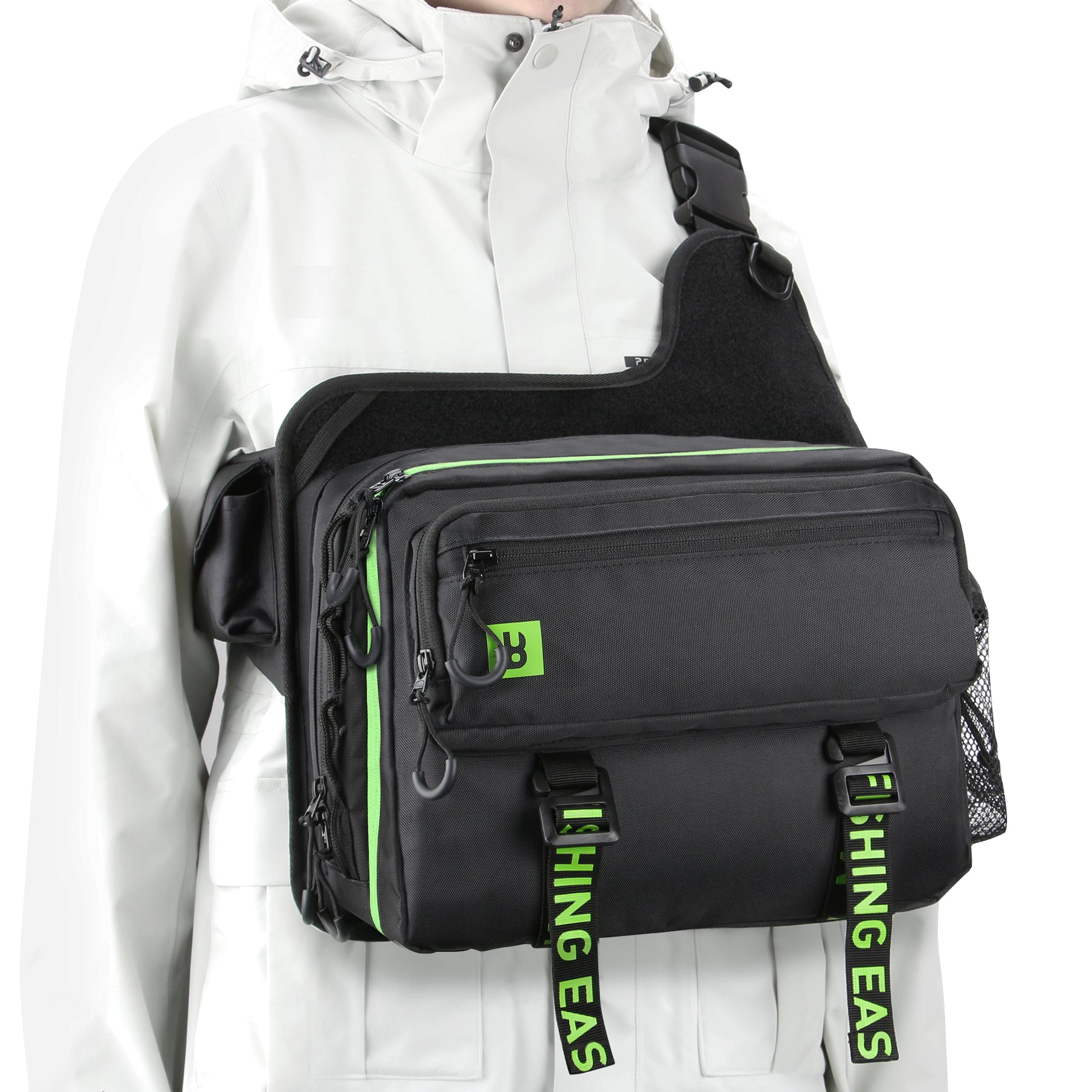 Booms Fishing IB1 Fishing Tackle Storage Bag Fishing Gear Bag with Lu Booms Fishing Official