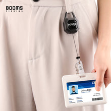 Load image into Gallery viewer, Booms Fishing RG4 2-Pack Fly Fishing Retractor, Locking Retractable Gear Tether, Heavy Duty Retractable Keychain with 27.5” Steel Retractable Cord, 7.7oz