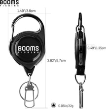 Load image into Gallery viewer, Booms Fishing RG1 Fly Fishing Zinger Retractor 3 pcs