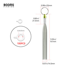 Load image into Gallery viewer, Booms Fishing WR2 Wacky Rig Tool Kit with Coiled Lanyard and 100pcs Fishing O-Rings for Worms