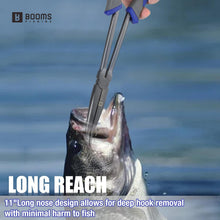 Load image into Gallery viewer, Booms Fishing XW11 Hook Remover 11.5" Long Nose Pliers
