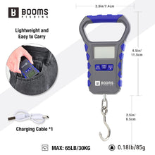 Load image into Gallery viewer, Booms Fishing XW50 Digital Fish Scale with Lip Gripper