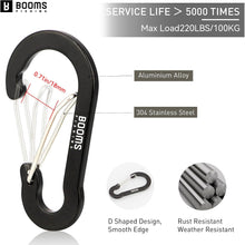 Load image into Gallery viewer, Booms Fishing 3.1" CC5 Caribeener Clips 10Pack