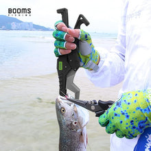 Load image into Gallery viewer, Booms Fishing G05 Fish Lip Gripper Saltwater, 9.4" Plastic Catfish Grippers Pliers, Fish Grabber Tool with Lanyard, Fish Grips for Kayak Fishing Accessories, Great Fish Holder for Caught Fish