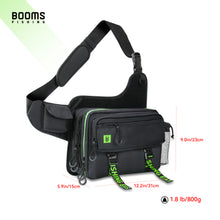 Load image into Gallery viewer, Booms Fishing IB1 Fishing Tackle Storage Bag- Fishing Gear Bag with Lures Operation Tray- Fishing Backpack for Saltwater or Freshwater- Fly Fishing Sling Bag-Padded Shoulder Strap-Fishing Gift for Men