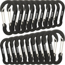 Load image into Gallery viewer, Booms Fishing 20Pack Multi-use 2in Mini Keychain Caribeaner Clip