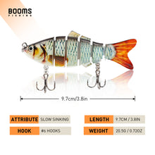 Load image into Gallery viewer, Booms Fishing Topwater Fishing Lures 3Pack Bass Trout Freshwater Saltwater Fish Lure Kit
