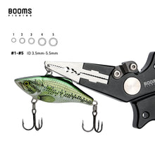 Load image into Gallery viewer, Booms Fishing X07 Aluminum Fishing Pliers Saltwater with Coiled Lanyard and Sheath