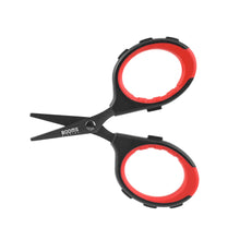 Load image into Gallery viewer, Booms Fishing S05 Fishing Scissors for Braided Line, 4" Fishing Serrated Shears, Fishing Line Cutter Saltwater and Freshwater