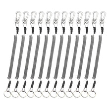 Load image into Gallery viewer, Booms Fishing T4 Coiled Lanyard Wire Steel Inside 59 in Max Stretch - Booms Fishing Offical