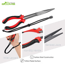 Load image into Gallery viewer, Booms Fishing F05 Hook Remover Bent Long Nose Fishing Pliers