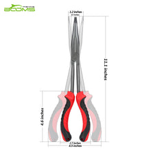 Load image into Gallery viewer, Booms Fishing F05 Hook Remover Bent Long Nose Fishing Pliers