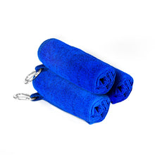 Load image into Gallery viewer, Booms Fishing B0T Microfiber Fishing Towel with Clip Bait Towel Thirsty Towel 3 pack