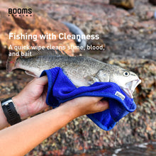 Load image into Gallery viewer, Booms Fishing B0T Microfiber Fishing Towel with Clip Bait Towel Thirsty Towel 3 pack