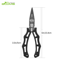 Load image into Gallery viewer, F07 Fishing Pliers Stainless Steel Construction Small Size
