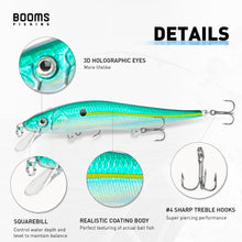 Load image into Gallery viewer, Booms Fishing Topwater Fishing Lures 3Pack Bass Trout Freshwater Saltwater Fish Lure Kit
