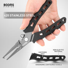 Load image into Gallery viewer, Booms Fishing F07 Fishing Pliers with Sheath and Lanyard

