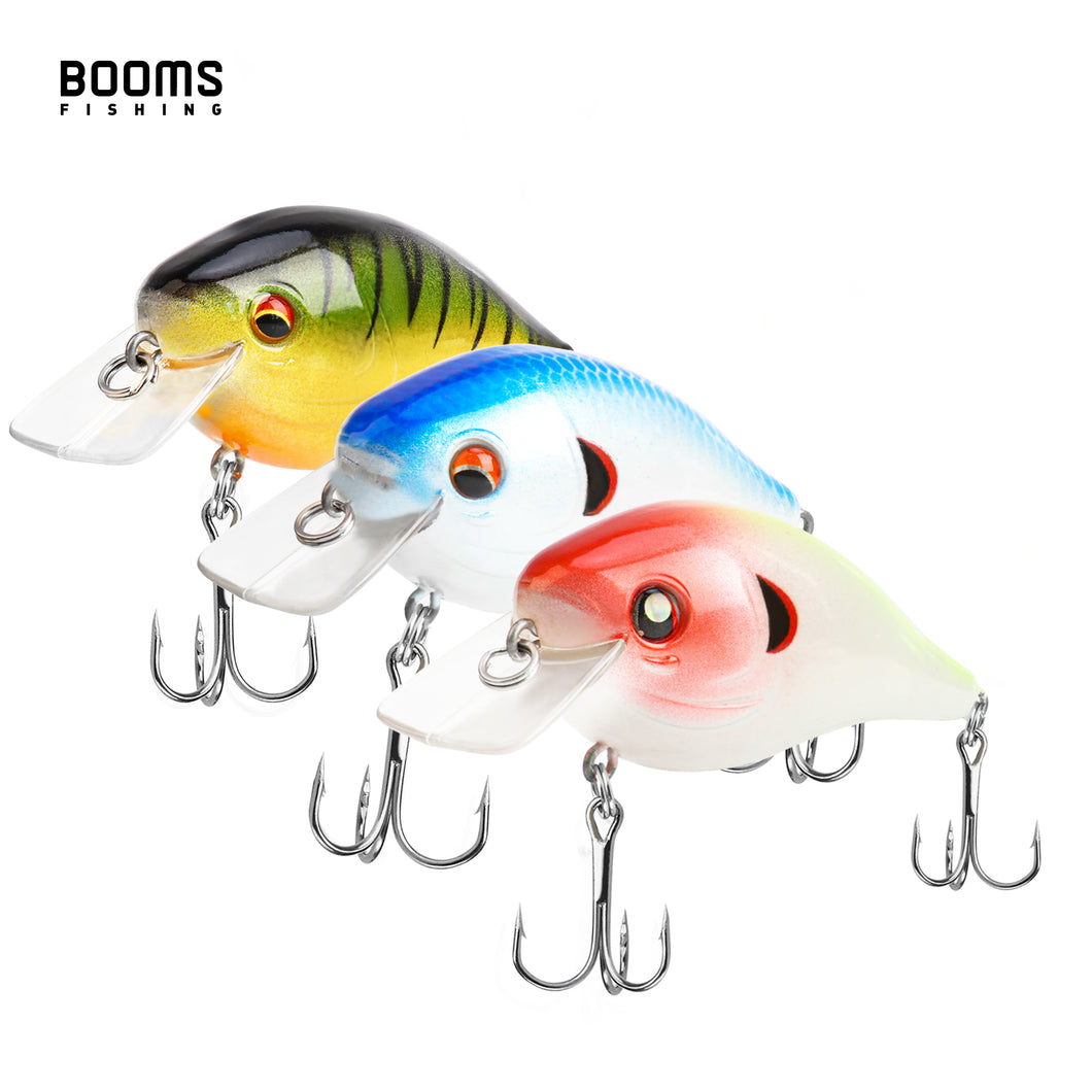 Booms Fishing CB1 Topwater Fishing Lures 3Pack Bass Trout Freshwater Saltwater Fish Lure Kit