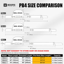 Load image into Gallery viewer, Booms Fishing PB3 PB4 Portable Folded Fishing Rod and Reel Case
