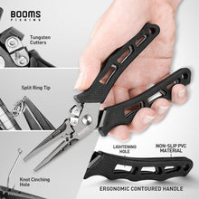 Load image into Gallery viewer, Booms Fishing F07S Pliers and Fish Lip Gripper Combo, Hook Remover, Split Ring Pliers
