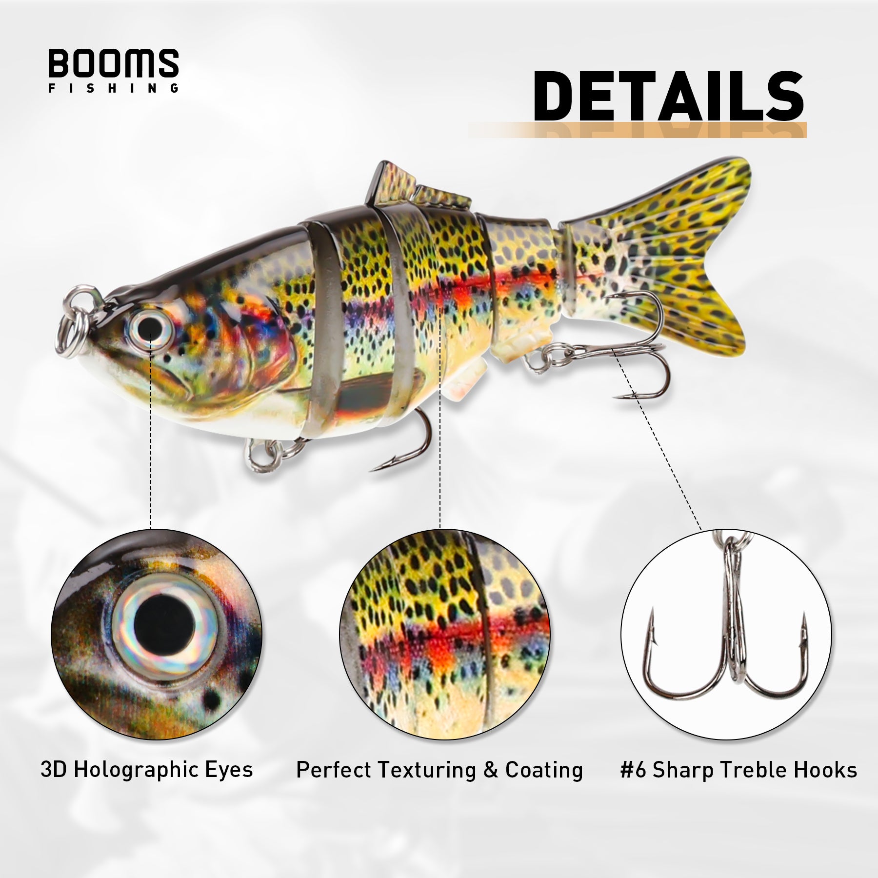Booms Fishing Topwater Fishing Lures 3Pack Bass Trout Freshwater Saltw Booms Fishing Official Booms Fishing Topwater Fishing Lures 3Pack Bass Trout Freshwater Saltw Booms Fishing Official