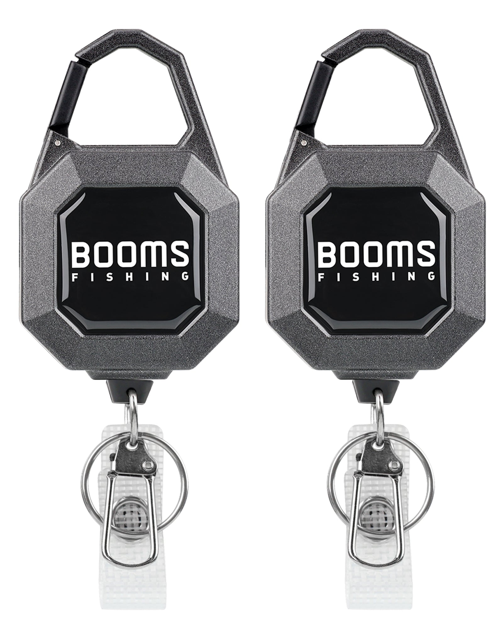 Booms Fishing RG4 2-Pack Fly Fishing Retractor, Locking Retractable Ge ...