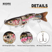 Load image into Gallery viewer, Booms Fishing Topwater Fishing Lures 3Pack Bass Trout Freshwater Saltwater Fish Lure Kit
