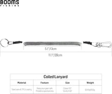 Load image into Gallery viewer, T04 Coiled Lanyard Wire Steel Inside 59 in Max Stretch
