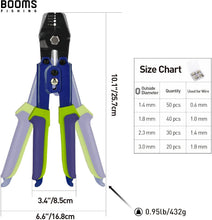 Load image into Gallery viewer, Booms Fishing CP1 Fishing Crimping Pliers
