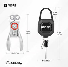 Load image into Gallery viewer, Booms Fishing LC1 Line Cutter with Retractor

