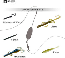 Load image into Gallery viewer, Booms Fishing CRR Carolina Ready Rigs for Bass Fishing Saltwater 5pcs
