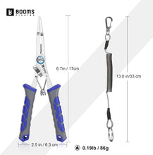 Load image into Gallery viewer, Booms Fishing XW13 Fishing Pliers
