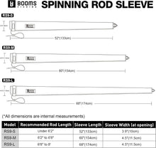Load image into Gallery viewer, Booms Fishing RS9 Neoprene Rod Sleeve for Spinning Rod
