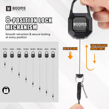Load image into Gallery viewer, Booms Fishing RG4 Locking Zinger Retractor 2 Pack

