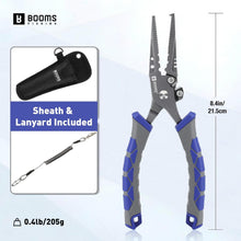 Load image into Gallery viewer, Booms Fishing XW12 Multi-Function Fishing Pliers
