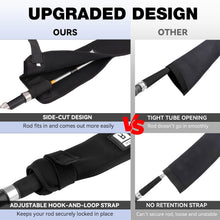 Load image into Gallery viewer, Booms Fishing RS9 Neoprene Rod Sleeve for Spinning Rod
