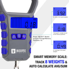 Load image into Gallery viewer, Booms Fishing XW50 Digital Fish Scale with Lip Gripper
