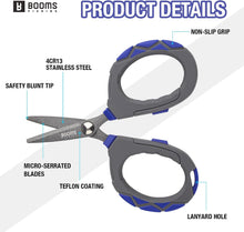 Load image into Gallery viewer, Booms Fishing XW01 Braided Line Scissors
