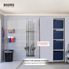Load image into Gallery viewer, Booms Fishing WV4 Fishing Pole Holder, Wall Mounted Fishing Rod Holders for Garage, Vertical/Horizontal/Ceiling Fishing Pole Rack,Store Up to 10 Rods to Save Your Space
