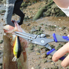 Load image into Gallery viewer, Booms Fishing XW12 Multi-Function Fishing Pliers
