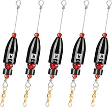 Load image into Gallery viewer, Booms Fishing CRR Carolina Ready Rigs for Bass Fishing Saltwater 5pcs
