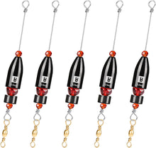 Load image into Gallery viewer, Booms Fishing CRR Carolina Ready Rigs for Bass Fishing Saltwater 5pcs
