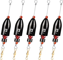 Load image into Gallery viewer, Booms Fishing CRR Carolina Ready Rigs for Bass Fishing Saltwater 5pcs
