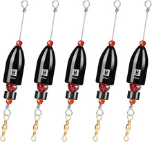 Load image into Gallery viewer, Booms Fishing CRR Carolina Ready Rigs for Bass Fishing Saltwater 5pcs
