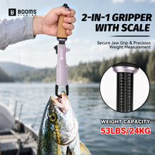Load image into Gallery viewer, Booms Fishing G18 Fish Gripper with Scale, 53LBS Weight Capacity
