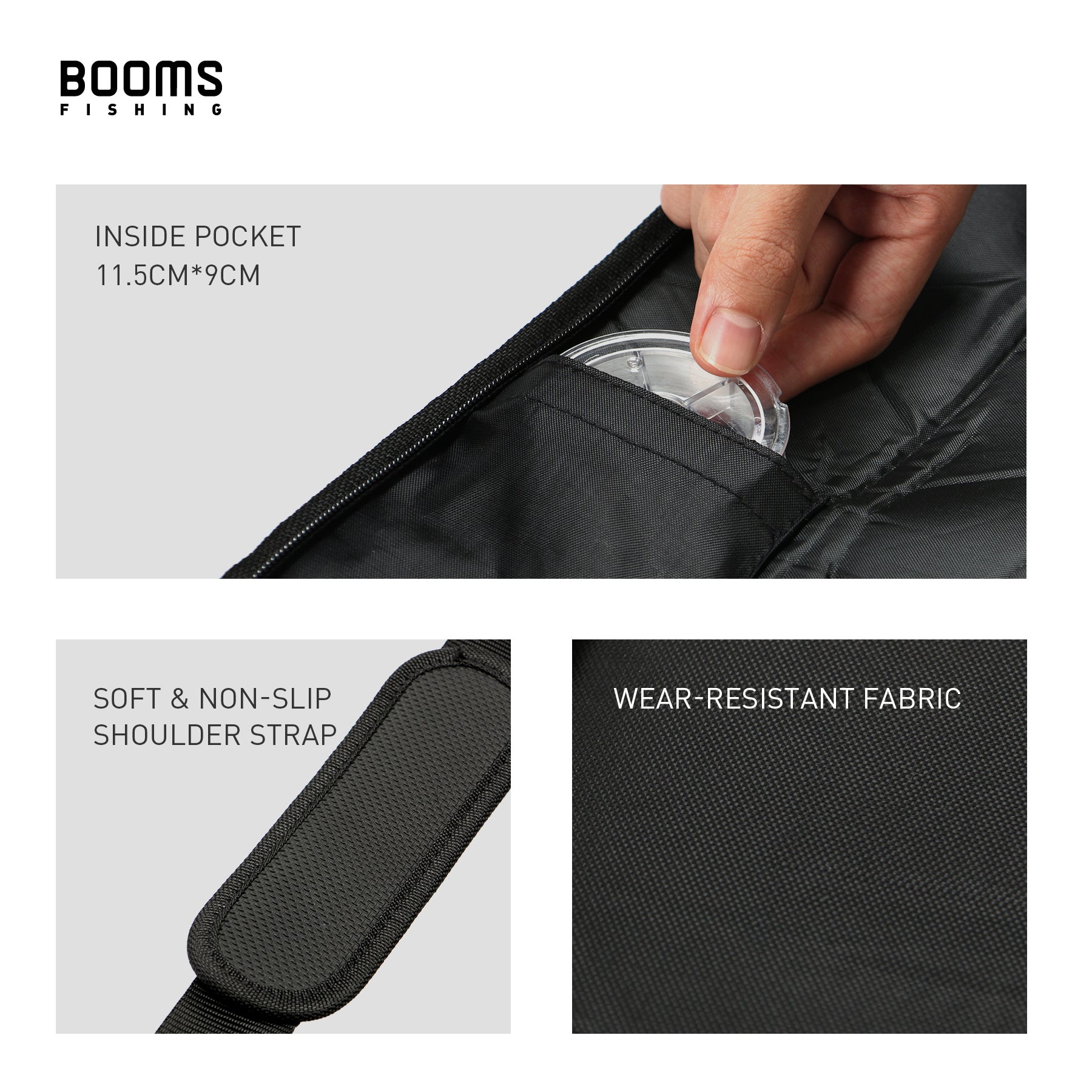 Booms Fishing PB1 Fishing Pole Bag Waterproof Folding Rod Case Booms Fishing Official Booms Fishing PB1 Fishing Pole Bag Waterproof Folding Rod Case Booms Fishing Official