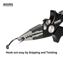 Load image into Gallery viewer, Booms Fishing X07 Aluminum Fishing Pliers Saltwater with Coiled Lanyard and Sheath
