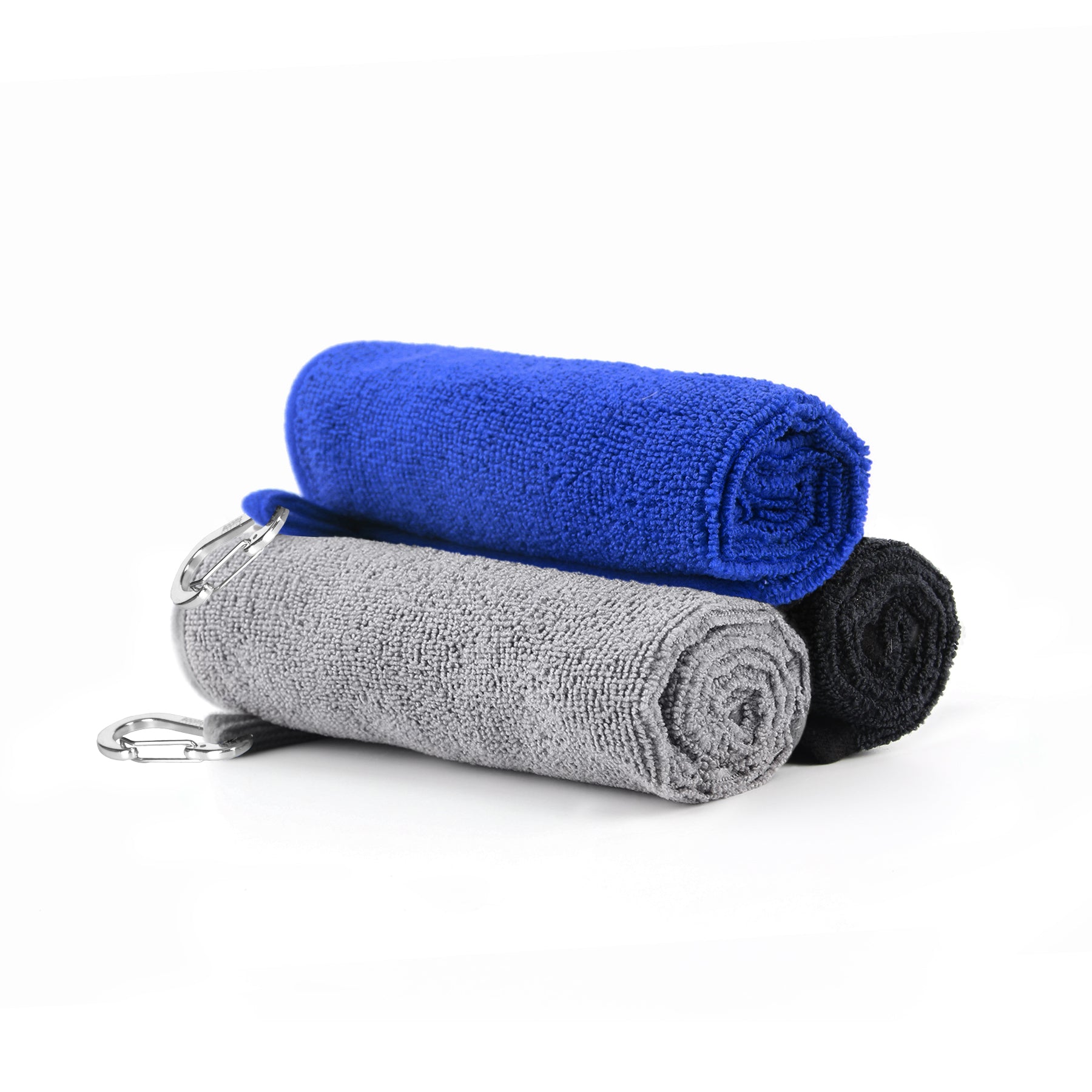 blank fishing towel with hook Booms Fishing B0T Microfiber Fishing Towel with Clip Bait Towel Thirsty Towel 3 pack