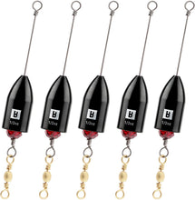 Load image into Gallery viewer, Booms Fishing CRR Carolina Ready Rigs for Bass Fishing Saltwater 5pcs
